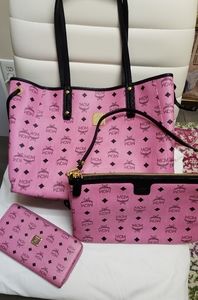 MCM Liz Reversible Tote,Pouch,Wallet Lot